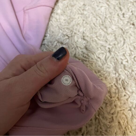 Lululemon it’s rulu run long sleeve pink peony size 8 - Picture 3 of 4